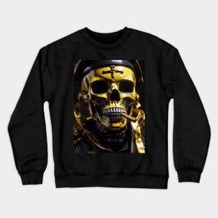 skeleton biker warrior Crewneck Sweatshirt